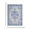 Homeroots 4 x 6 ft. Gray & Blue Persian Medallion Area Rug 385832 - alternate 5